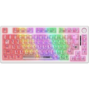  Клавиатура DEFENDER Icebone GK-354 45354 прозрачный 