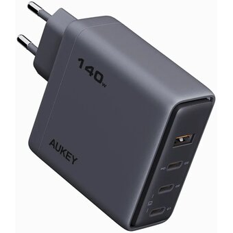  СЗУ Aukey C6G Comet Mix 140W 3C+A Gray 