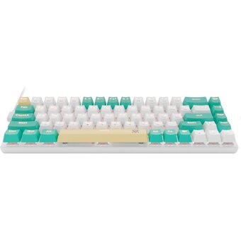  Клавиатура DEFENDER Vexx Pro GK-084 белая/зеленая (45084) 