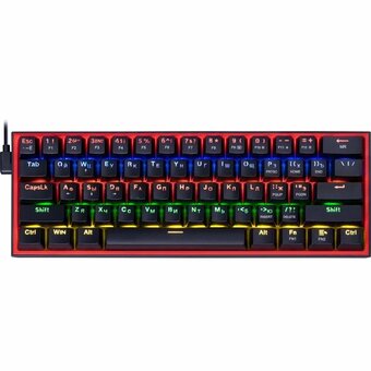  Клавиатура REDRAGON Fizz RU 72595 Rainbow, melt-gold свитчи 