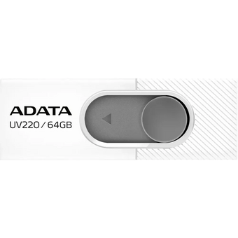  USB-флешка A-DATA UV220 (AUV220-64G-RWHGY) 64GB, USB 2.0, Белая 