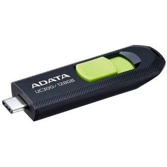  USB-флешка A-DATA UC300 (ACHO-UC300-128GRBK/GN) 128GB, Type-C 