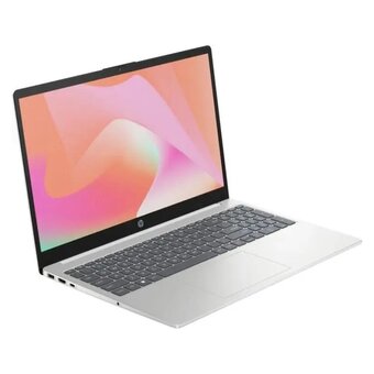  Ноутбук HP 15-fc0024ny (B8AX0EA) Ryzen 7 7730U 16Gb SSD512Gb AMD Radeon 610M 15.6" IPS FHD (1920x1080) FreeDOS silver WiFi BT Cam 