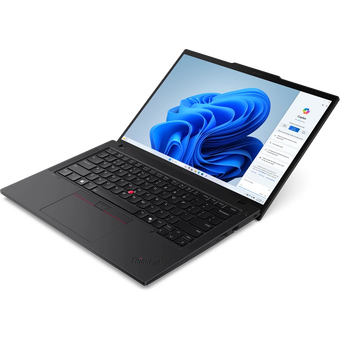  Ноутбук Lenovo ThinkPad T14 G5 (21MMSCN300) Core Ultra 7 155U 16Gb SSD512Gb Intel Graphics 14" IPS WUXGA (1920x1200) без ОС black WiFi BT Cam 