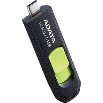  USB-флешка A-DATA UC300 (ACHO-UC300-64GRBK/GN) 64GB, Type-C 