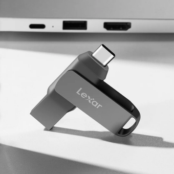  USB-флешка Lexar 2-in-1 (LJDD400128G-BNQNG) 128GB USB 3.1 Gen1/Type-C, металл/пластик 