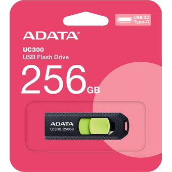  USB-флешка A-DATA UC300 (ACHO-UC300-256GRBK/GN) 256GB, Type-C 
