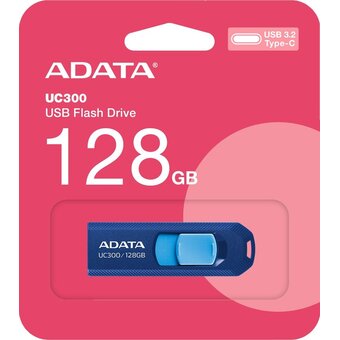  USB-флешка A-DATA UC300 (ACHO-UC300-128GRNB/BU) 128GB, Type-C 