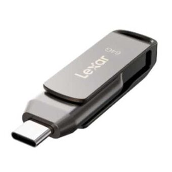  USB-флешка Lexar 2-in-1 (LJDD400064G-BNQNG) 64GB USB 3.1 Gen1/Type-C, металл/пластик 