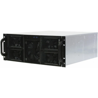  Корпус Procase RE411-D0H16-FE-65 4U, 0x5.25+16HDD, черный, без блока питания, глубина 650мм, MB EATX 12"x13", панель вентиляторов 3*120x25 PWM 