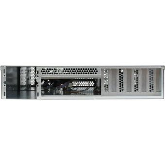  Корпус Procase RE204-D0H8-FE-65 2U, 0x5.25+8HDD, черный, без блока питания (2U,2U-redundant), глубина 650мм, EATX 12"x13", панель вентиляторов 