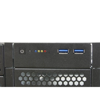  Корпус Procase RE204-D0H8-FE-65 2U, 0x5.25+8HDD, черный, без блока питания (2U,2U-redundant), глубина 650мм, EATX 12"x13", панель вентиляторов 