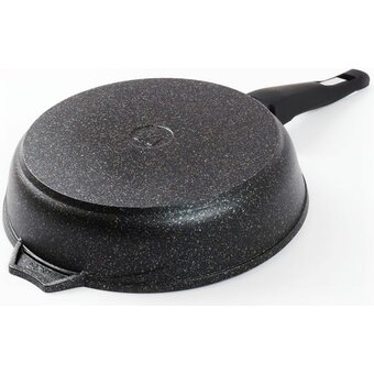  Сковорода Мечта С022803 Гранит star 22см, съем. ручка, стек. крышка 