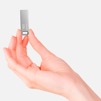  USB-флешка KIOXIA U366 LU366S128GG4 128GB USB 3.2 200МБ/с Metal 
