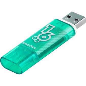  USB-флешка Smartbuy 016GB Glossy Green Snake Edition (SB16GBGSGSN) 