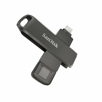  USB-флешка SanDisk Phone Drive Ixpand SDIX70N-256G-GG6NE USB 3.2 Gen1 Type-C/Lightning 256Gb Black 