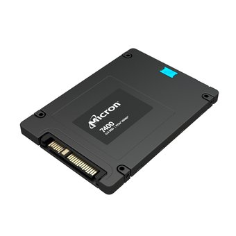  SSD Micron 7400 MAX (MTFDKCB800TFC-1AZ1ZABYY) 800GB, U.3(2.5" 7mm), NVMe, PCIe 4.0 x4, 3D TLC, R/W 6500/1000MB/s, IOPs 240 000/122 000 