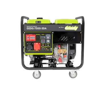  Дизельный генератор GRIZZLY GEDG-7500-3DA 