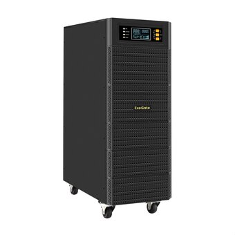  ИБП Exegate PowerExpert TL-575-6kVA.192V.LCD.AVR.T.USB.RS232.SNMP EX296951RUS 6000VA/6000W, On-Line, PF=1, LCD, клеммы, RS232, USB 