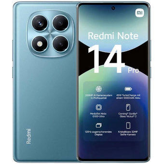  Смартфон Xiaomi Redmi Note 14 Pro 8/256 Blue EU 