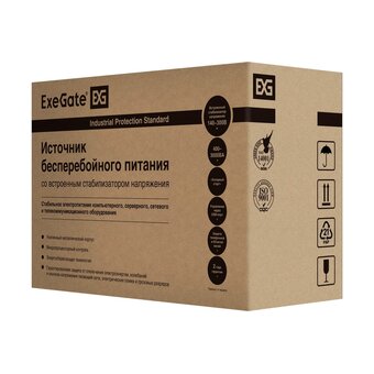  ИБП Exegate Power Back BNB-450.LED.AVR.4C13 EP285546RUS 450VA/240W, LED, AVR, 4*C13, металлический корпус, Black 