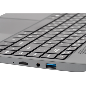  Ноутбук IRU Tactio 14RLH (2084802) Ryzen 5 7430U 8Gb SSD512Gb AMD Radeon Graphics 14" IPS FHD (1920x1080) FreeDOS grey WiFi BT Cam 4000mAh 