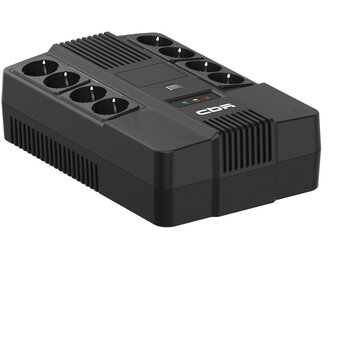 ИБП CBR UPS-OFK-101E-800 800VA/480W Schuko CEE 7 Outlets (x4 Battery Surge Protected, x4 Surge Protected), LED, AVR, 12V/9Ah 