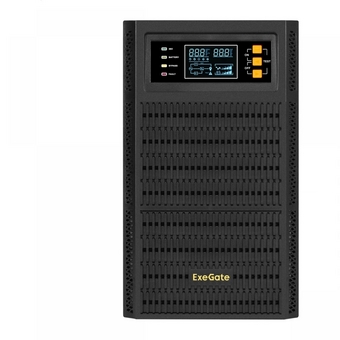  ИБП Exegate PowerExpert TL-3000.96V.LCD.AVR.3SH.USB.RS232.SNMP EX296950RUS 3000VA/3000W, On-Line, PF=1, LCD, 3*Schuko, RS232, USB 