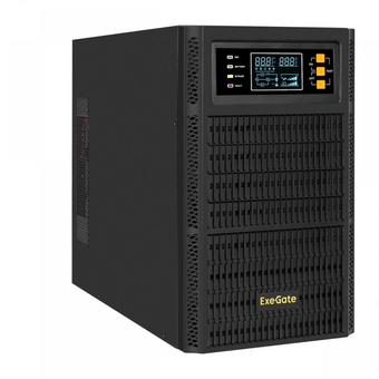  ИБП Exegate PowerExpert TL-3000.96V.LCD.AVR.3SH.USB.RS232.SNMP EX296950RUS 3000VA/3000W, On-Line, PF=1, LCD, 3*Schuko, RS232, USB 