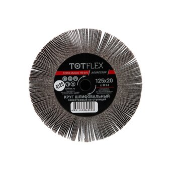  Круг лепестковый радиальный универсальный Totflex 4631163848053 125x20хМ14 