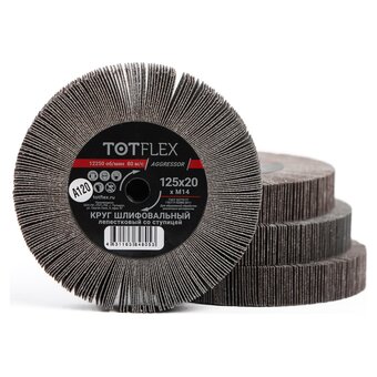  Круг лепестковый радиальный универсальный Totflex 4631163848053 125x20хМ14 