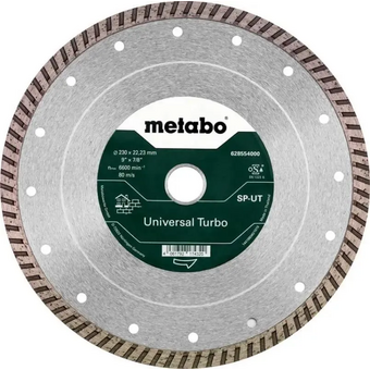  Диск алмазный Metabo 628554000 d-230мм d посад-22.23мм угловые шлифмашины 