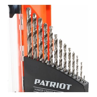  Набор сверл Patriot 815010104 по металлу (13пред) для дрелей/перфораторов 