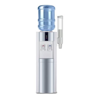  Кулер для воды Ecotronic V21-L серебристый/белый 