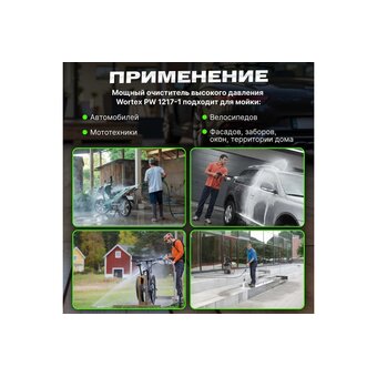  Минимойка Wortex PW 1217-1 (0318309) 