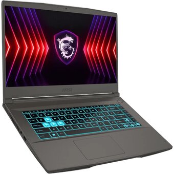  Ноутбук MSI Thin 15 B12VE-2836XRU (9S7-16R831-2836) Intel Core i7-12650H/16Gb/SSD1Tb/RTX 4050 6Gb/15.6"/IPS/FHD/144Hz/NoOS/Cosmos Gray 