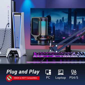  Микрофон Tonor TC310+ черный 