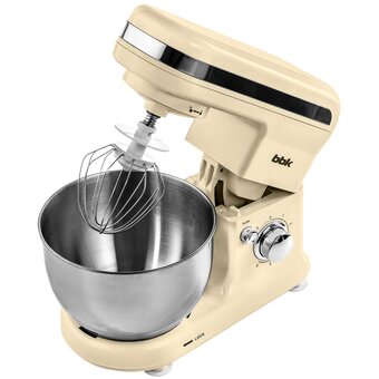  Миксер планетарный BBK KBM1401 бежевый 
