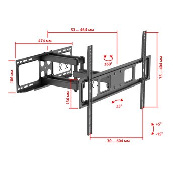  Кронштейн UniTeki FM1662B 