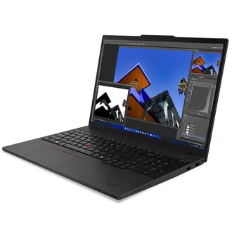  Ноутбук Lenovo ThinkPad T16 G3 (21MQS5WX00) Core Ultra 7 155U 16Gb SSD1Tb Intel Graphics 16" IPS WUXGA (1920x1200) без ОС black WiFi BT Cam 