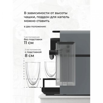 Кофемашина Stelvio NC300 серая 
