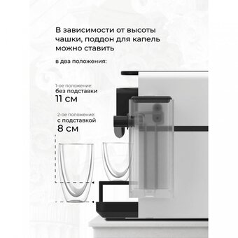  Кофемашина Stelvio NC300 белая 