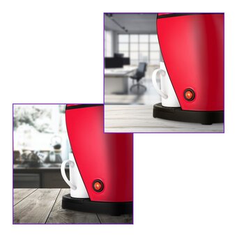  Кофеварка KITFORT КТ-7188-1 черно-малиновый 