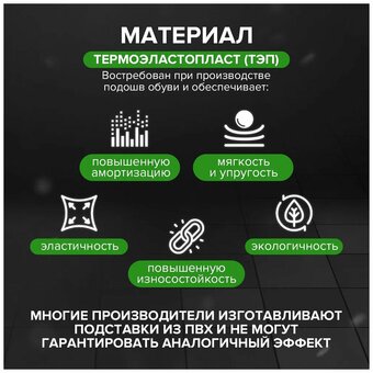  Подставки антивибрационные Verygoods VG-103 белые квадратные 