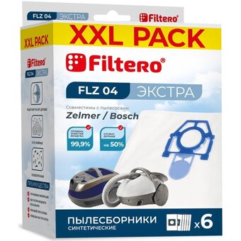  Пылесборник Filtero FLZ 04 (6) XXL Pack Экстра 