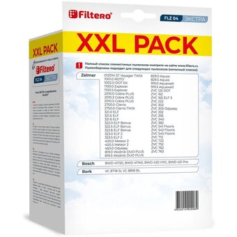  Пылесборник Filtero FLZ 04 (6) XXL Pack Экстра 