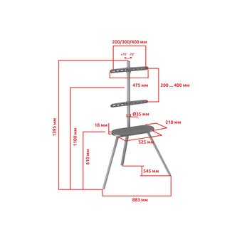  Стойка UniTeki ST005NS 