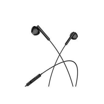  Наушники HOCO M93 Type-C Joy wire-controlled digital earphones with microphone, black 