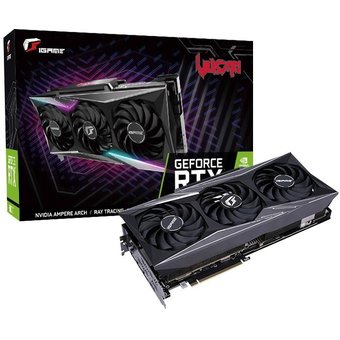  Видеокарта Colorful RTX 3080 Ti Vulcan OC-V (RTX 3080 Ti Vulcan OC-V) 12GB LHR 384bit GDDR6X 3DP+HDMI 