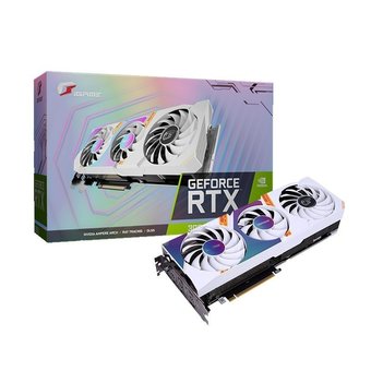  Видеокарта Colorful RTX 3060 Ultra W OC 12G L-V (RTX 3060 Ultra W OC 12G L-V) 12GB LHR 192bit GDDR6 3DP+HDMI 